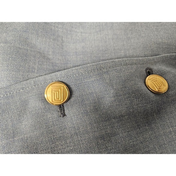 Dimitri Blazer Mens Large Blue 44 Short Jacket Blazer - Picture 8 of 9